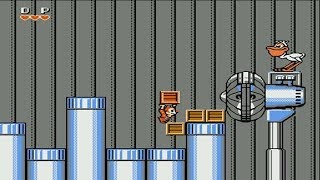 Chip n dale rescue rangers game walkthrough - Famicom-NES-Dendy (level 10)