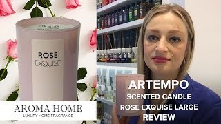 Artempo Scented Candle Rose Exquise Large Review