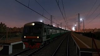 Trainz12 (3.7, 61388) | вечерняя поездка на ЭД4М-0337