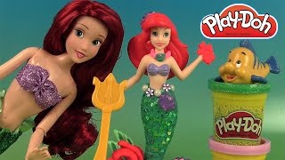 Play Doh La Petite Sirène Ariel & ses amis marins Ariel & Undersea Friends Pâte à modeler