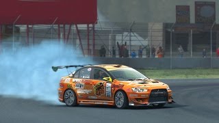 [GRIDAutosport] Drift Circuit OKUTAMA - Mitsubishi Lancer Evolution X(60fps)