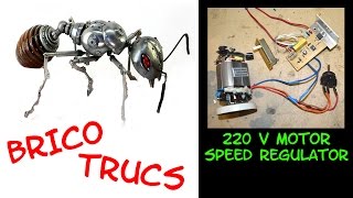 BRICO TRUCS: regulation de vitesse pour moteurs 220V