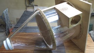 Циклон в мастерскую /прозрачный сепаратор / DIY Cyclone worshop / transparent separator