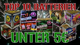 TOP 10 FEUERWERKS-BATTERIEN UNTER 5€ | Weco, Lesli, Xplode...