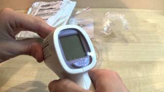 Бесконтактный термометр HTD8808 с Aliexpress (non-contact thermometer)
