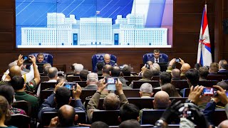 Брифинг главнокомандующего ВКС России Сергея Суровикина для иностранных военных атташе (11.09.2020)