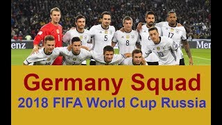 Germany National Football Team Squad 2018 FIFA World Cup Russia / Football Fights 2018