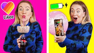 Проверила ВИРУСНЫЕ ЛАЙФХАКИ ИЗ LIKEE..**ТИК ТОК НАПРЯГАЕТСЯ**