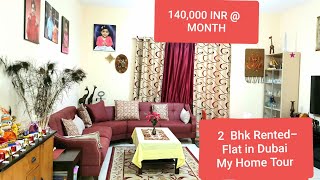 2 Bhk rented Flat in Dubai || My Home Tour || Rentals in Dubai|| NRI Mother in DUBAI||