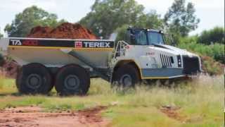 Шарнирно-сочлененный самосвалы Terex