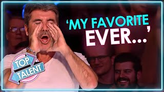 Simon Cowell's FAVOURITE EVER UK Auditions! Got Talent and X Factor | Top Talent