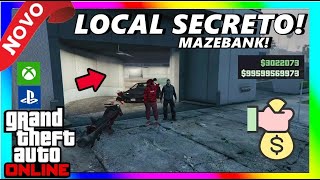GTA 5 ONLINE - LOCAL SECRETO ENCONTRADO NO MAZEBANK!*MoneyGlitch*
