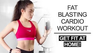 ? 10 Minute HIIT Cardio Workout | Belly Fat Burning Exercises ?