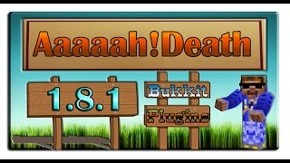 Обзор плагина: Aaaaah!Death Minecraft 1.8.1