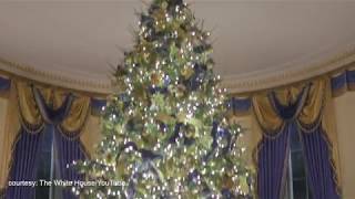 Melania Trump unveils her White House Christmas decor