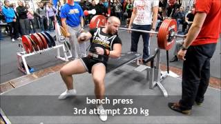 Drozdov Alexey RAW bench press 230kg@93kg