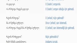 თურქულის გაკვეთილი 76 (დასაბუთება 2)/Turkish Lesson 76/Турецкий язык Урок 76