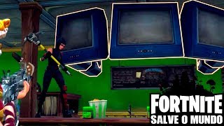 DESTRUINDO TVs - Fortnite Salve o Mundo (Evento Filmaço)