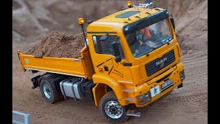 AWESOME RC TRUCK Moments! MAN! MB Arocs! ScaleART! Tipper! Hook-lifter!