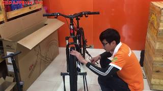 (Hướng Dẫn ) Chỉnh Cụm Phanh Đĩa Xe Đạp Thể Thao . XEDAPFBIKE.VN