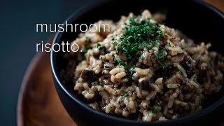 Mushroom Risotto in Instant Pot