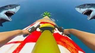SI ME CAIGO ME COMEN TIBURONES! - CARRERA GTA V ONLINE - GTA 5 ONLINE