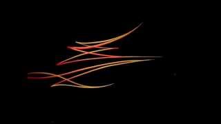 pinstriping.  one stroke magic color  shifting. 　DAGGERenamel paint