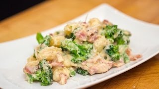 Alfredo Gnocchi w/ Brocoli & Bacon - Valentine's Day - See Recipe