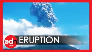 Spectacular Eruption as Indonesia’s Mount Ili Lewotolok Volcano Spews Smoke 2.5 Miles Into Sky