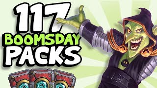117 BOOMSDAY PACKS OPENED!! | The Boomsday Project | Hearthstone