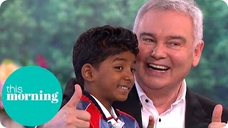 Lion Star Sunny Pawar Charms Ruth and Eamonn | This Morning