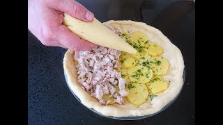 Невероятная вкуснятина! Пирог с картошкой, мясом и ЗАВАРНЫМ КРЕМОМ / Рецепты Другой Кухни