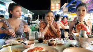 ?? Beautiful THAI LADYBOY SHOWGIRLS: Table for SEVEN, please! ?Let's EAT ?