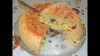 ПИРОГ С ВКУСНОЙ НАЧИНКОЙ ПО БЫСТРОМУ// ДАЖЕ ТЕСТО МЕСИТЬ НЕ НУЖНО
