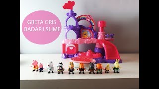 Greta gris badar i SLIME | Lek och lär med oss