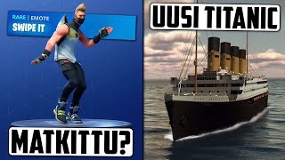 Epic Games oikeuteen Fortnite-tanssin takia? Titanicista ollaan tekemässä uusi versio?