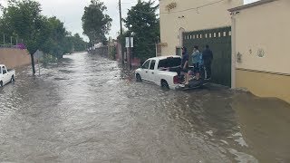 Se inundó El Pueblito, subió caudal del río El Tunal por paso de Willa