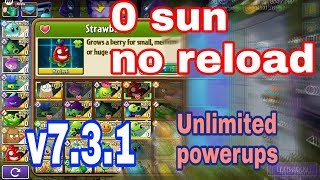 Pvz2 0 sun no reload hack and max level plants unlimited powerups for v7.3.1/by Allinhindi