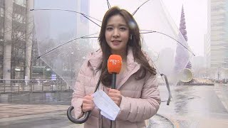[날씨] 서울 대설주의보…1~3cm 내리다 밤에 소강 / 연합뉴스TV (YonhapnewsTV)