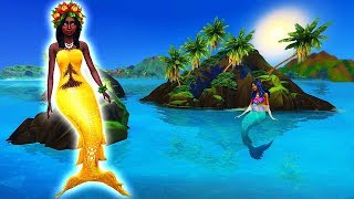 THE SECRET MERMAID ?‍♀️? | SIMS 4 LOVE STORY | Sims 4 Island Living