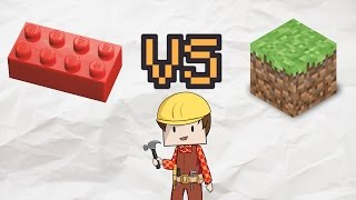 LEGO VS MINECRAFT - Which Can I Build Faster?