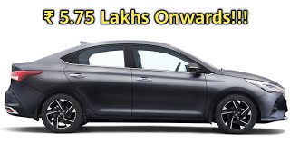 Top 10 Popular Sedan Car's Base Varient Price in India 2020
