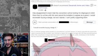 KickVic Targets FEMALE COSPLAYER and Convention, All Because Vic Mignogna is Invited! Pure Insanity!