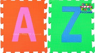 Учим Цвета с Play Doh | Учим Английский Алфавит | Песенка про Алфавит | Лепим Буквы из Плей До