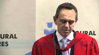Prof Pierre de Vos delivers his inaugural lecture at UCT