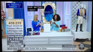 Home Shopping Network (HSN) reviews the Pearl Compact Mirror + USB Charging Port