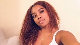SZA Inspired hair | Dying Malaysian Kinky Curly Hair Ginger Ft. Mi Lisa Hair