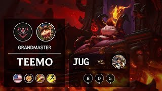 Teemo Jungle vs Xin Zhao - NA Grandmaster Patch 9.9