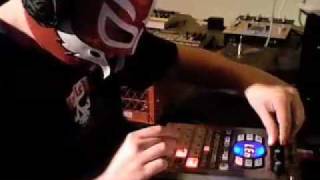 SP 404 Metallica mash up drum and bass live