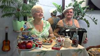 Тоня и Николай.  Однажды морем я плыла. Песни под гармонь. Играй гармонь любимая!